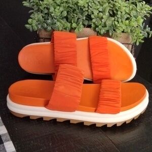 Sorel Orange Sandals